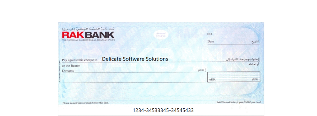 cheque printing software in dubai uae