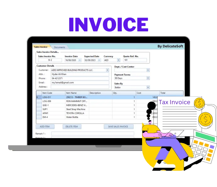 how to create invoice